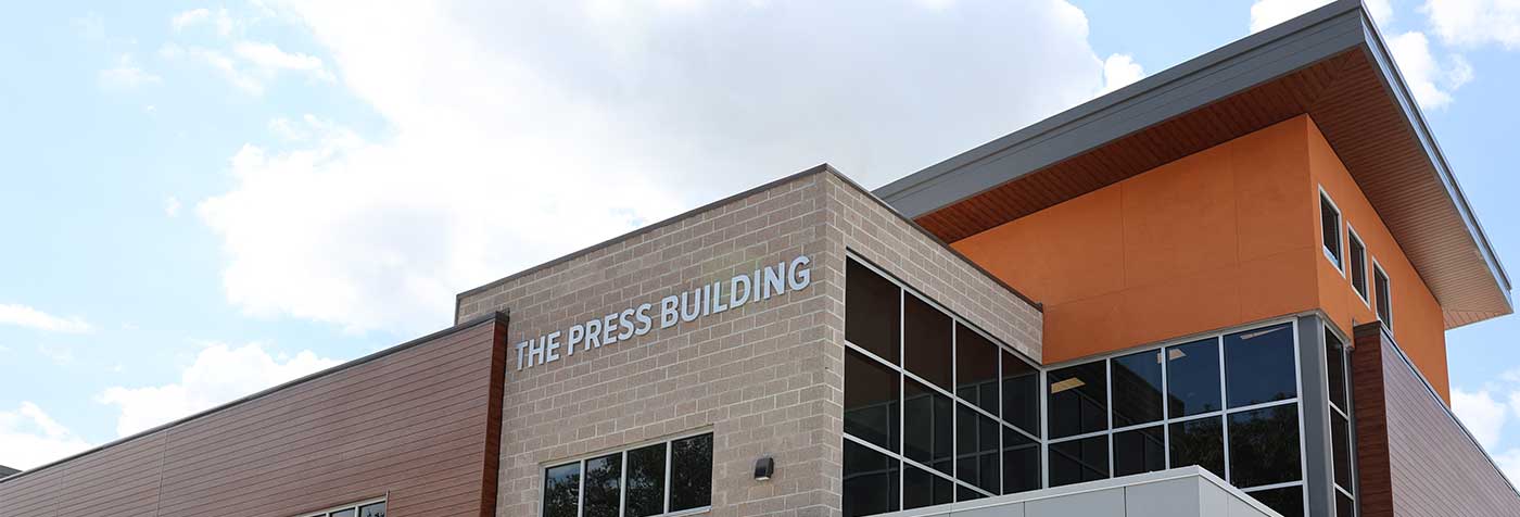 The Press Building Exterior in Port Arthur, TX