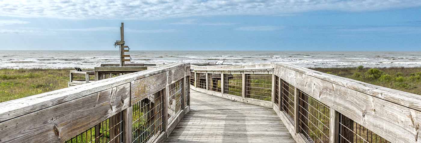 pier at the sea rim state park.port arthur, tx